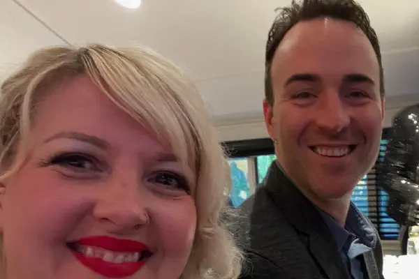 Day 2 - Dinner - Felicity and Dan