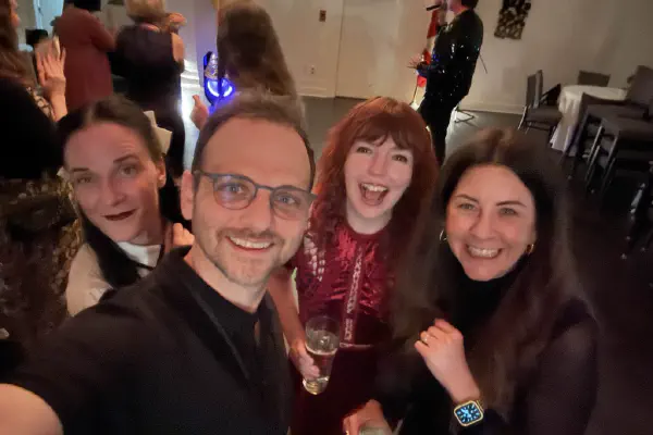 Day 2 - Dinner - Kate Joan Aaron and Maggie 