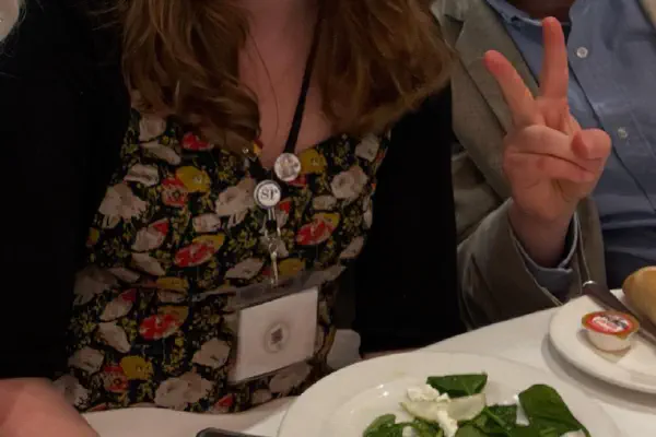 Day 2 - Dinner - Tom and Sarah