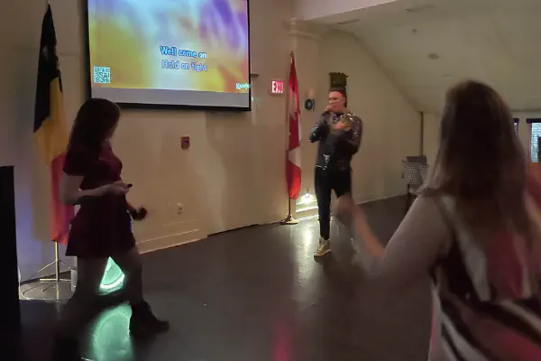 Day 2 - Dinner - andrew and joan