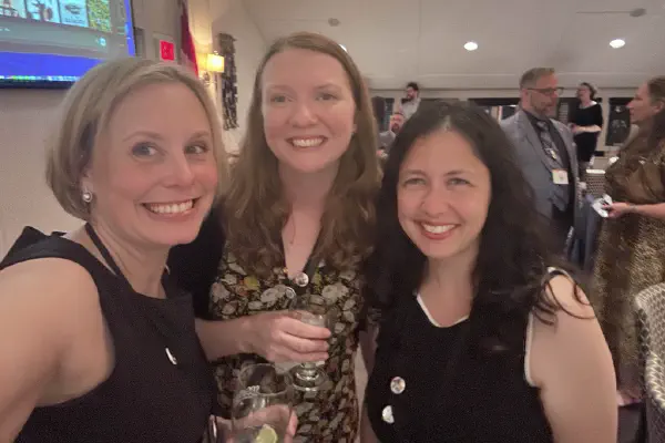 day 2 - dinner - Tiffany and Sarah and Anjali