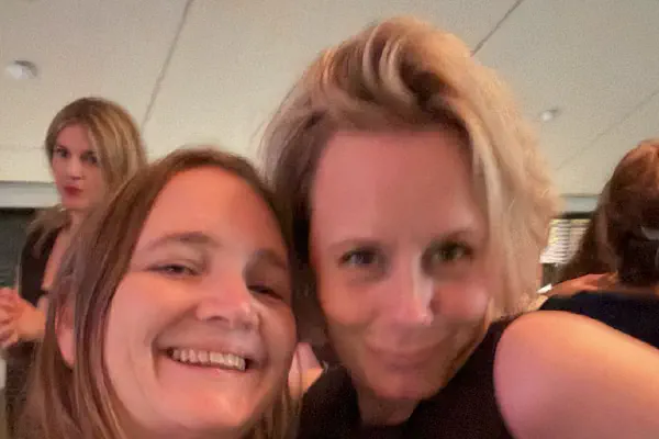 day 2 - dinner - eleri and tiffany